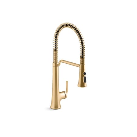Kohler Tone Pull-Down Single-Handle Semi-Professional Kitchen Sink Faucet 23765-2MB